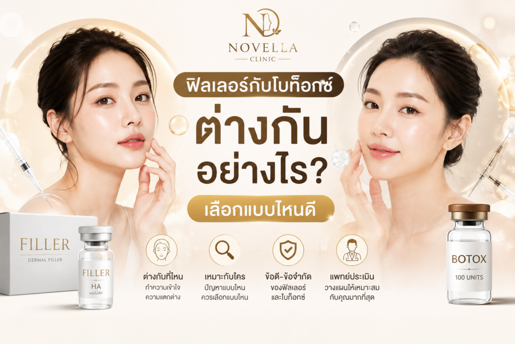 Novella-ฟิลเลอร์กับโบท็อกซ์ต่าง